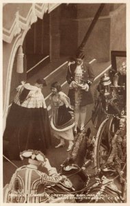 Princess Elizabeth Greeted By Earl Marshall Real Photo Postcard