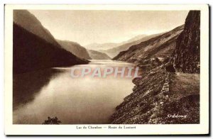 Old Postcard Lac Du Chambon Route du Lautaret