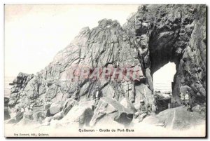 Postcard Old Port Bara Quiberon Cave