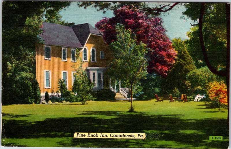 Postcard HOTEL SCENE Canadensis Pennsylvania PA AL0250