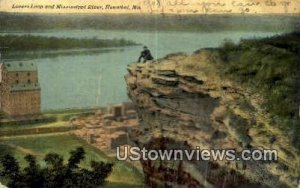 Lovers Leap, Mississippi River in Hannibal, Missouri