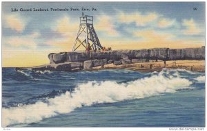 Life Guard Lookout, Peninsula Park, Erie, Pennsylvania, 1930-1940s