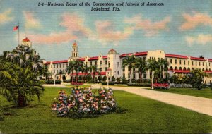 Florida Lakeland National Home Of The Carpenters and Joiners Of America Curteich