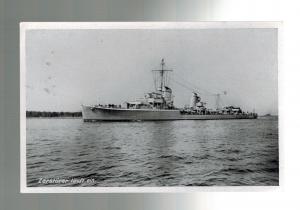 Mint RPPC Postcard Germany Navy Kriegsmarine Light Destroyer at Sea WW 1