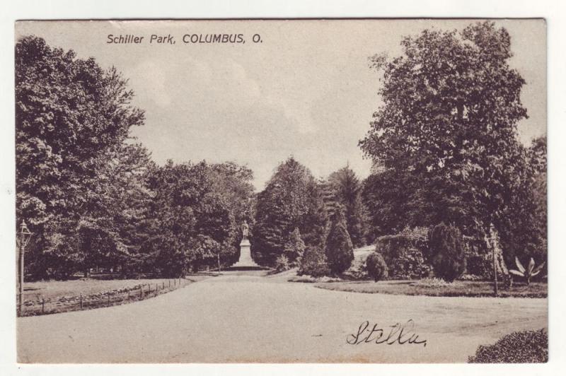 P188 JLs 1910 postcard schiller park columbus ohio