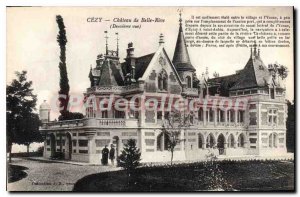 Postcard Old Cezy Chateau Belle Rive Second sight