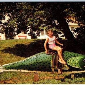 c1960s Nr McGregor, IA Spook Cave Girl Playground Giant Fish Recreation 7up A230