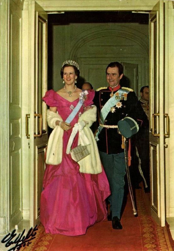 denmark, Queen Margrethe II & Prince Consort Henrik (1970s)