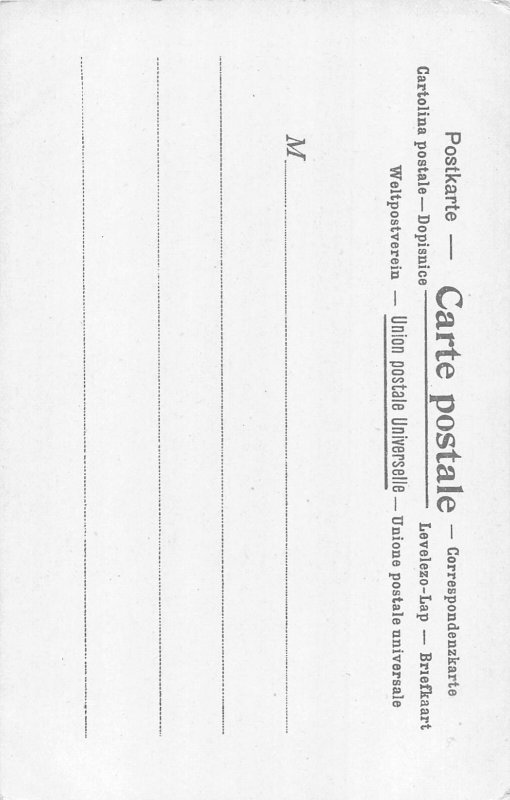 Argentina Poste Flag Native Men Ethnic Donkey Stamp vintage postcard B908