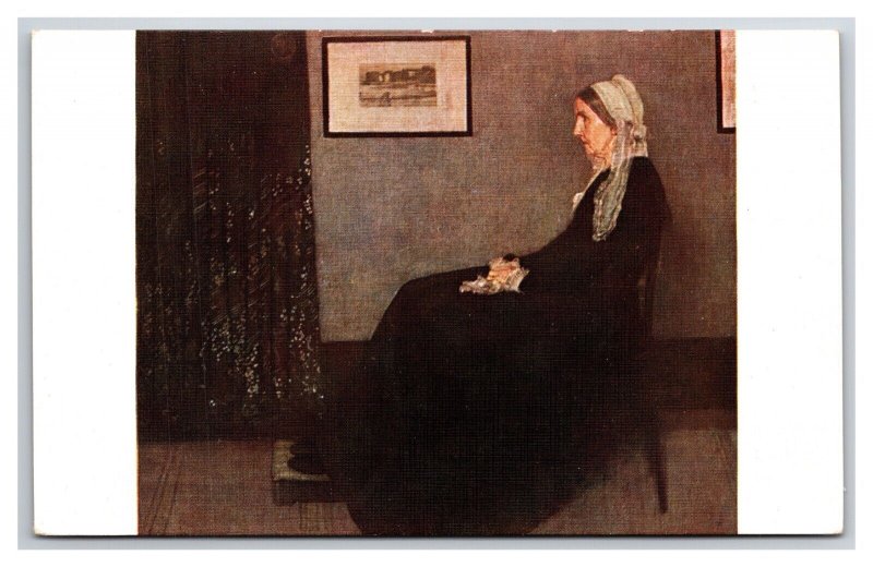 Whistler's Mother Painting By James McNeill Whistler UNP DB Postcard  W21