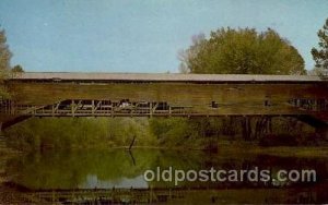 Jackson Bridge, Rockville, IN USA Rockville, Indiana Covered Bridge, Unused 