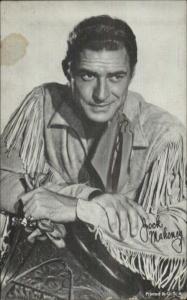 Cowboy Actor Jack Mahoney Exhibit Arcade Card