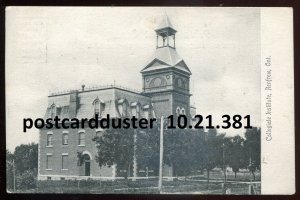 h3989 - RENFREW Ontario Postcard 1906 Collegiate Institute