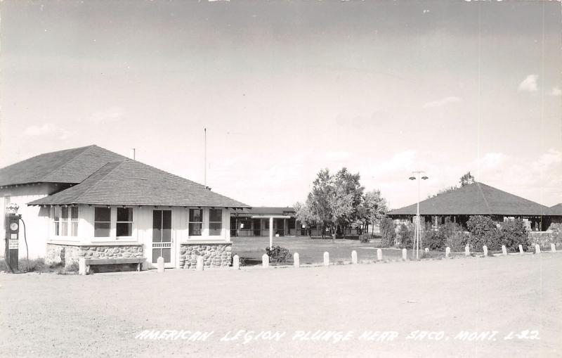 Saco MontanaAmerican Legion PlungeStandard Red Crown Gas PumpGlobe