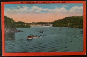 Vintage Postcard 1930-1945 Motor Boating at Norris Dam, Knoxville, Tennessee