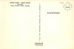 The Dining Room, Green Gables , Canada 