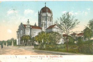St Augustine Florida Memorial Church 1908 Undivided Back Postcard Used