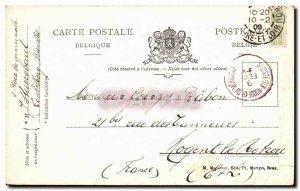 Old Postcard Brussels City Hall