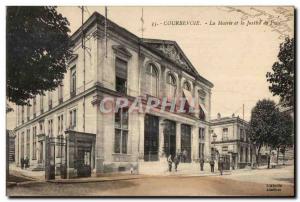 Courbevoie - The Mayor and Justice of Peace - Old Postcard