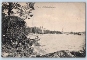 Stockholm County Sweden Postcard Part of the Saltjobaden c1910 Antique Unposted