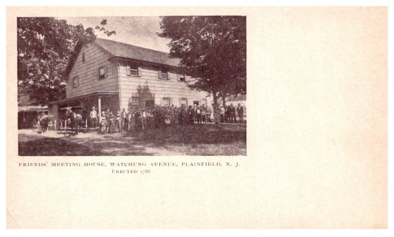 New Jersey Plainfield Friends Meeting House Watchung Avenue