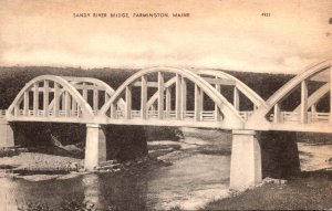 Maine Farmington Sandy River Bridge