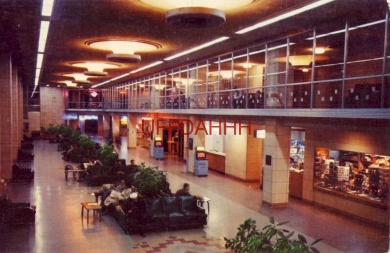 Interior of the new $11,000,000 SEATTLE - TACOMA INTERNATIONAL AIRPORT