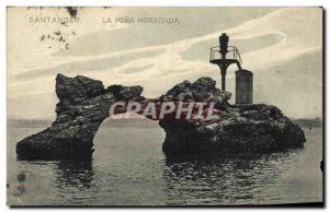 Old Postcard Santander Pena Horadada