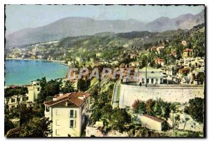 Modern Postcard The French Riviera Menton Garavan General view