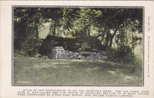 Kentucky Louisville Ruins Of Old Springhouse At My Old Kentucky Home