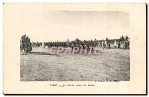 Rabat Morocco Old Postcard The black guard of the Sultan