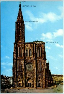 Postcard - La Cathédrale, Strasbourg (Bas-Rhin), France 