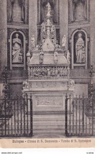 BOLOGNA, Emili-Romagna, Italy, 1900-1910s; Chiesa Di S. Domenico, Tomba Di S....