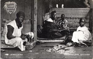 The Jewellers Senegalese Village Scottish National Exhibition 1908 Postcard E35