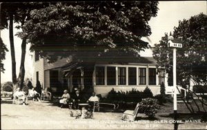 Rockland ME Glen Cove Humphrey's Tourist Home Real Photo Postcard