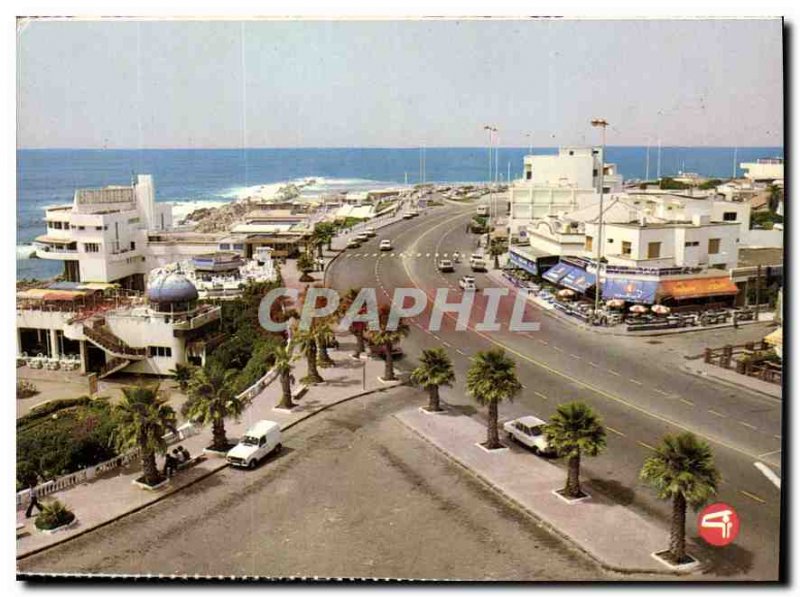 Modern Postcard General view Casablanca Ain Diab Beach