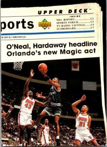 1994 Upper Deck Basketball Card O'Neal Hardaway Orlando Magic sk20836