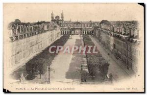 Nancy Postcard Old Square careers and Cathedral