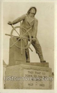 Real Photo - Fisherman's' Memorial - Gloucester, Massachusetts MA  