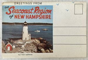 Hampton Beach New Hampshire 12 Postcards Souvenir Folder