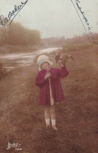 RP: Little Girl By A River, Suzy, 1900-1910s