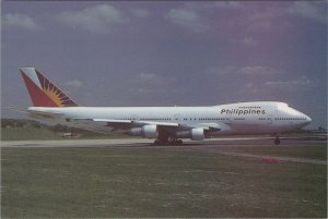 Aviation Postcard - Philippines EL-BZA B747 Aeroplane  RR17066