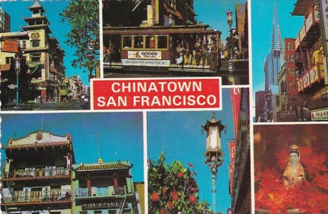 California San Francisco Chinatown Multi View