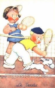 Artist Beatrice Mallet, Tennis Unused 