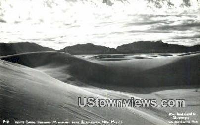 Real Photo in White Sands National Monument, New Mexico