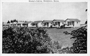 Waldoboro Maine Moody's Cabins Vintage Postcard AA79834