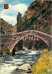 Postcard Modern Valls of Andorra La Massana Roman Bridge St. Anthony