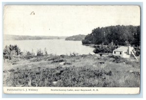 c1910s Pawtuckaway Lake Near Raymond New Hampshire NH Antique Postcard 