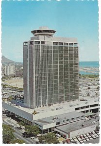 La Ronde Revolving Restaurant top Ala Moana Building Honolulu Hawaii 4 by 6