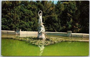 VINTAGE POSTCARD THE YADDO GARDENS AT SARATOGA SPRINGS NEW YORK DATED 1970